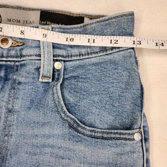 Levi Silver Tab Mom High Waist W26 L27  Blue Jeans - Picture 5 of 16
